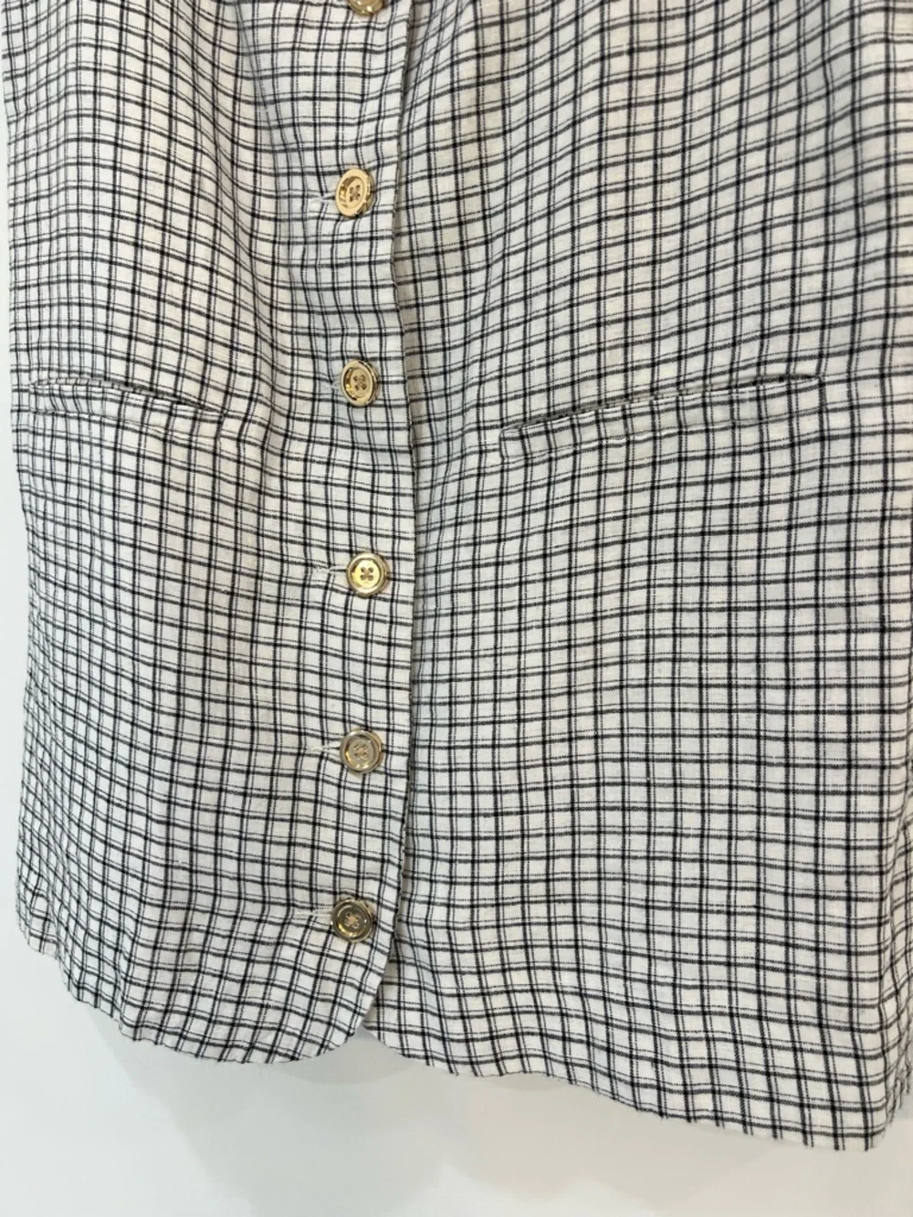 J. Crew Claudia Mini Dress in Plaid‎ Linen